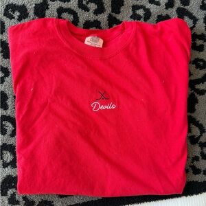 NJ Devils Customized Tshirt